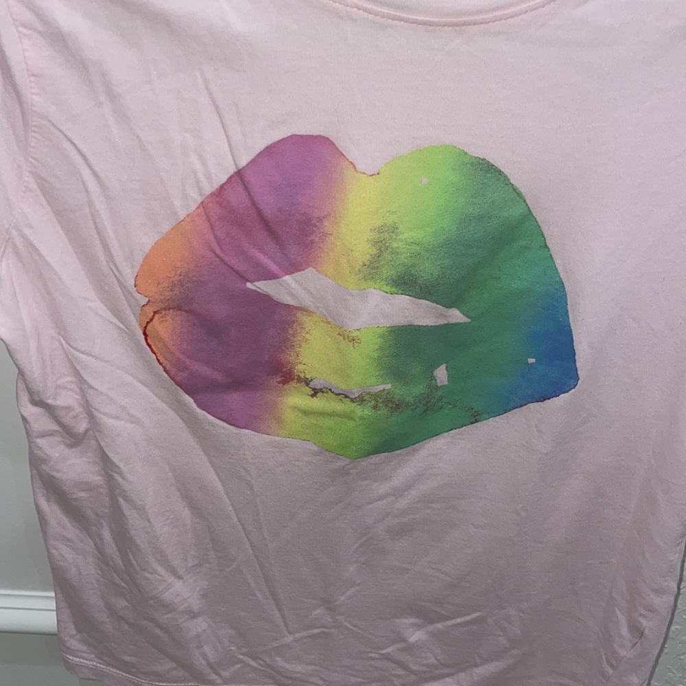 💕💕never worn Forever 21 pink t-shirt💕💕 - Picture 3 of 5